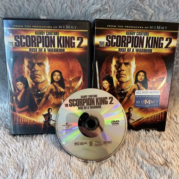 Scorpion King 1 2 DVD Lot Bundle Rise of a Warrior Dwayne The Rock Johnson - Picture 11 of 16